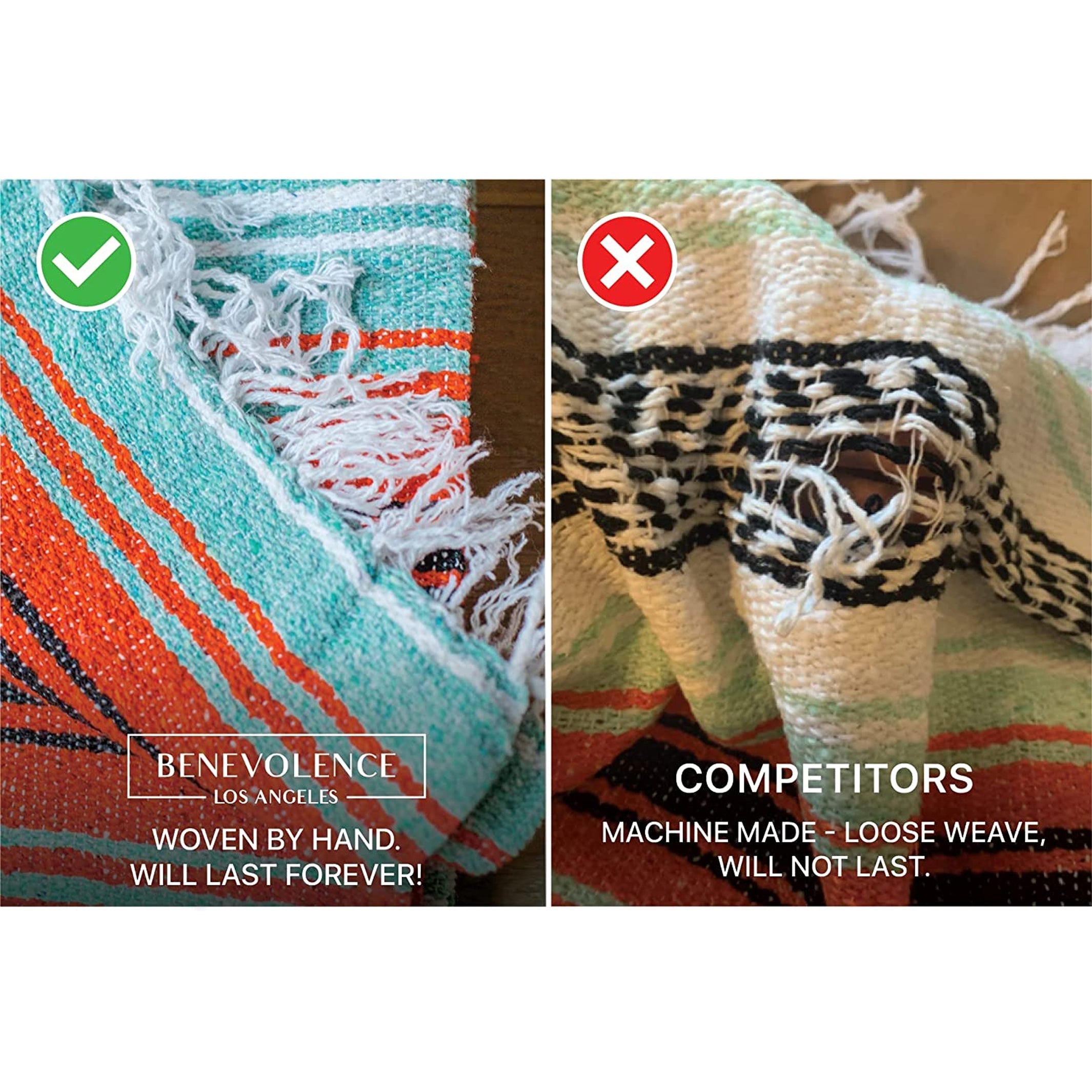 Authentic Mexican Falsa Blanket | Prevention Shop