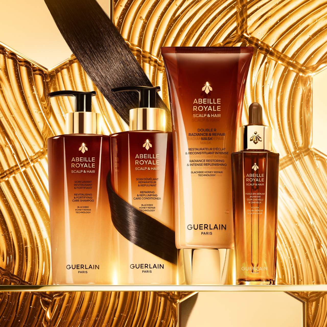 GUERLAIN PARIS Abeille Royale Anti-Aging hotsell Radiance Ritual Summer Set.