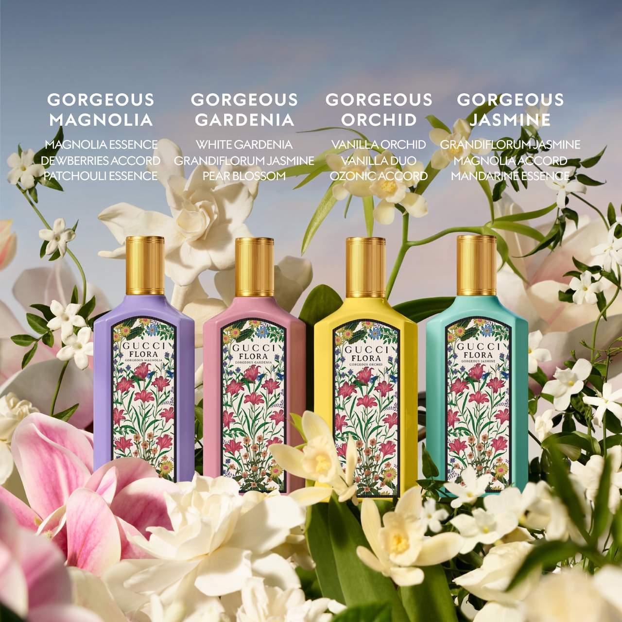 Flora Gorgeous Magnolia Eau De Parfum With Berries And