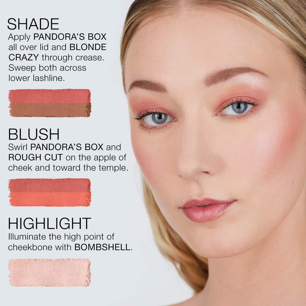 アイシャドウ NARS PURE LUXURY LIGHT REFLECTINGPALETTE Pure Luxury Light Reflecting™ Cheek & Eye Palette I | NARS
