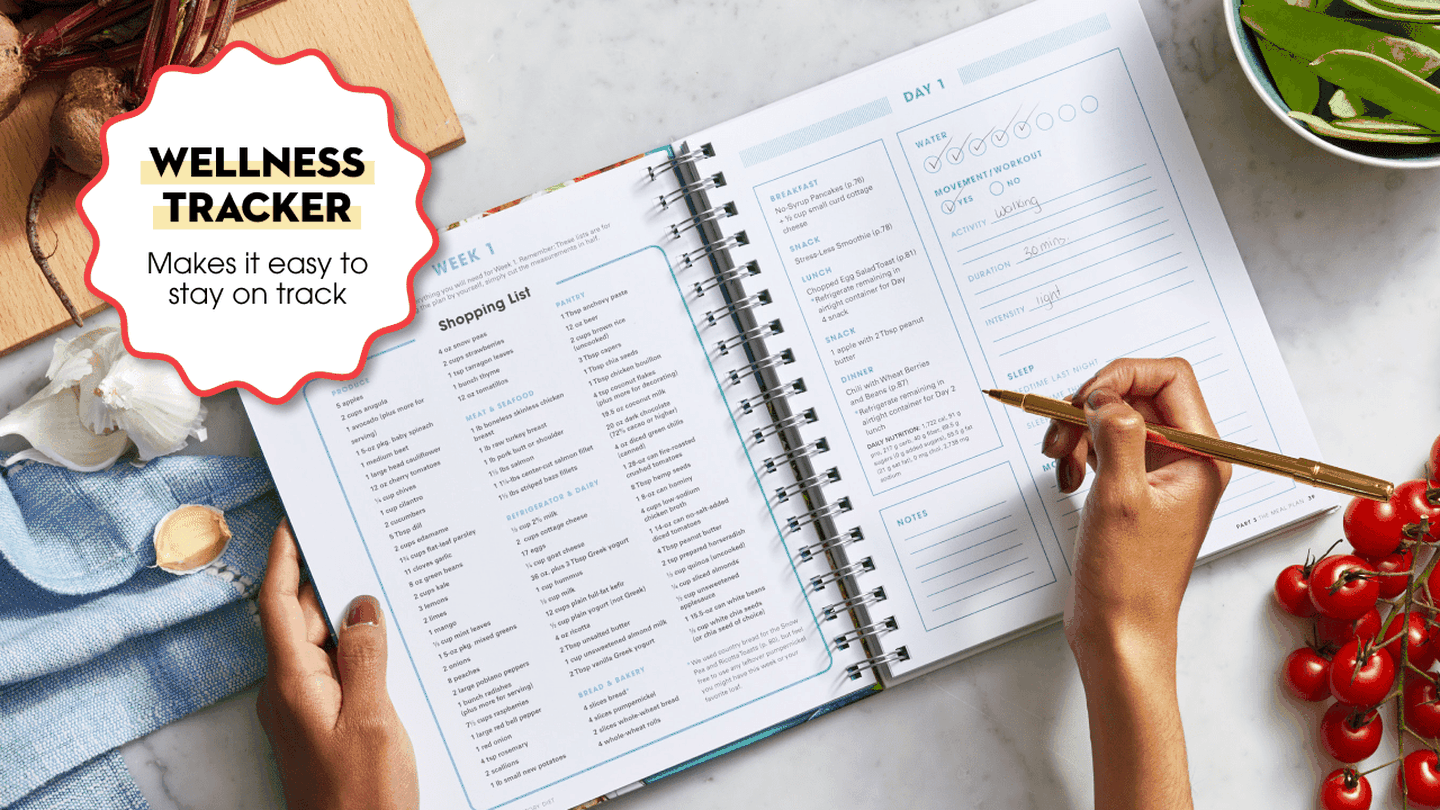 Interior pages from Prevention's 28-Day Anti-Inflammatory Diet